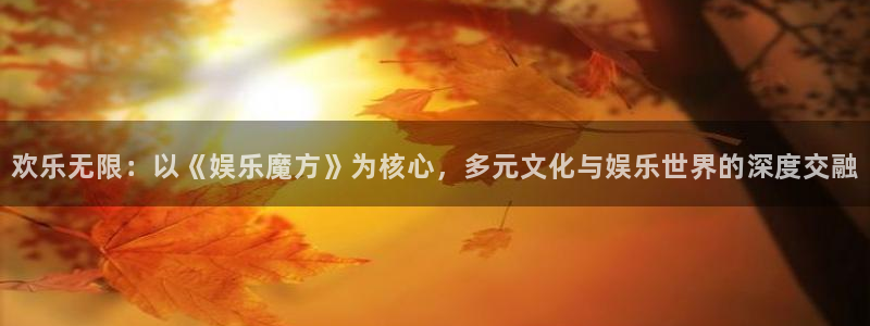 杏鑫娱乐：欢乐无限：以《娱乐魔方》为核心，多元文化与娱乐世界的深度交融