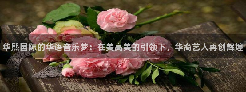 杏鑫娱乐：华熙国际的华语音乐梦：在美高美的引领下，华裔艺人再创辉煌